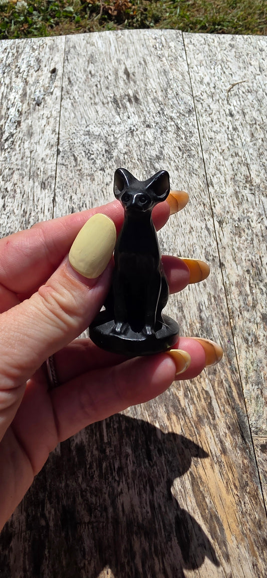Obsidian sphinx