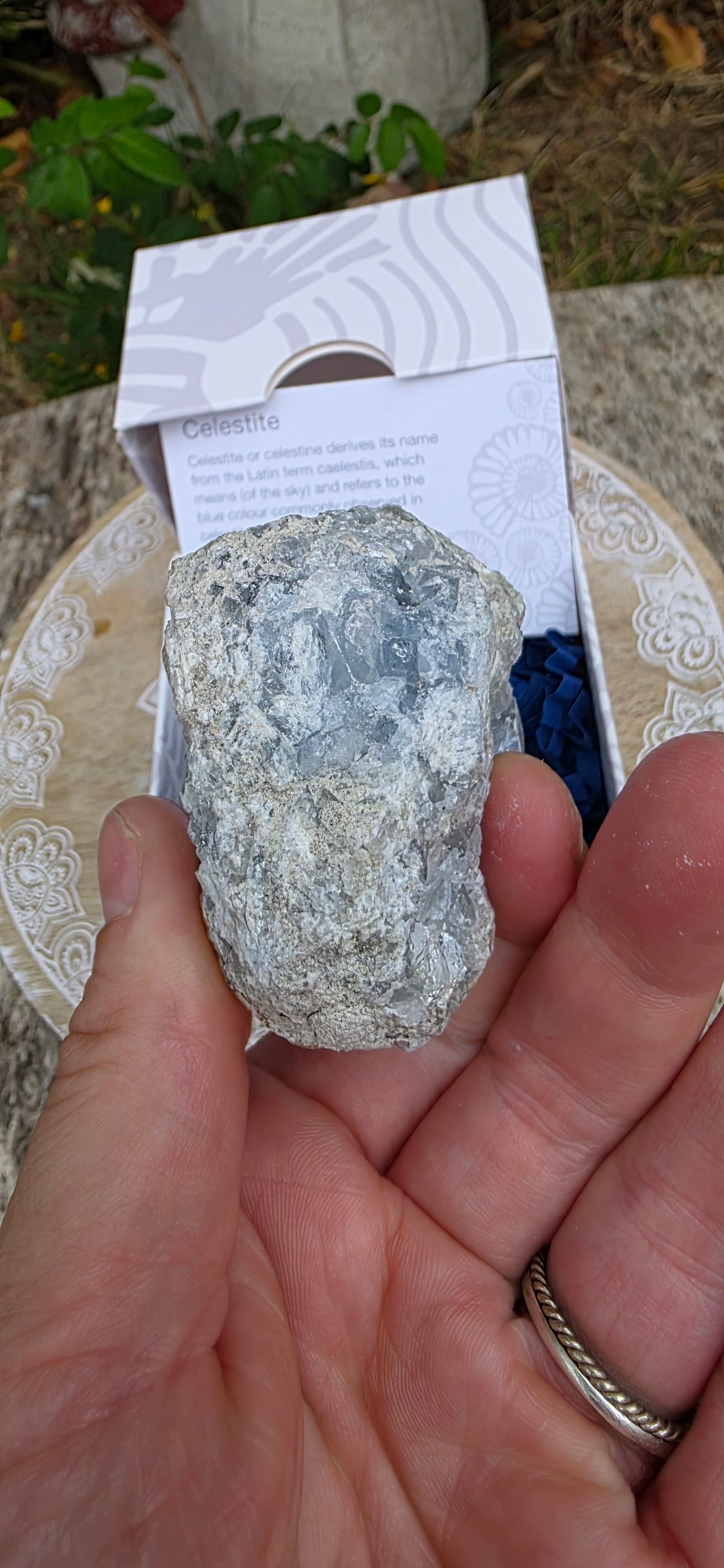 Celestite cluster