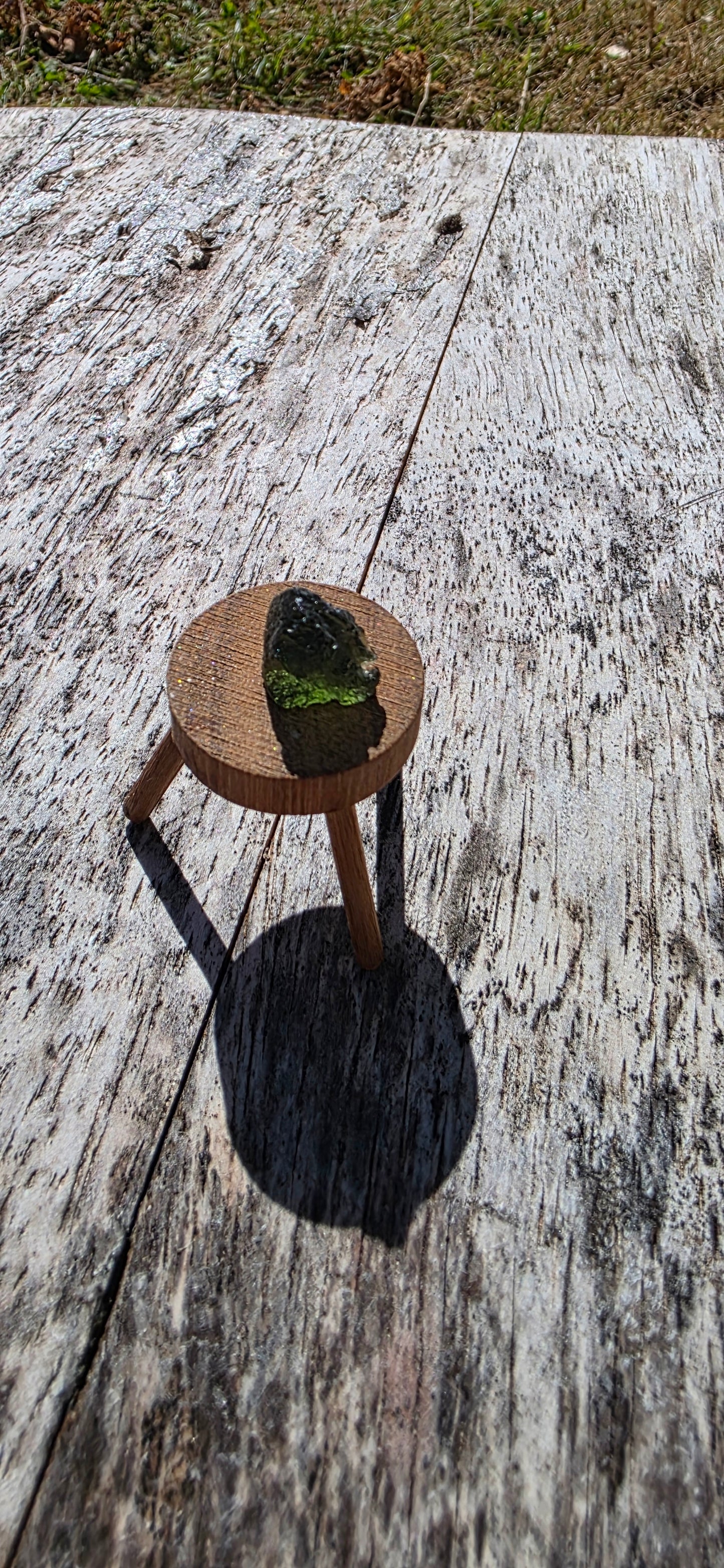 Moldavite piece