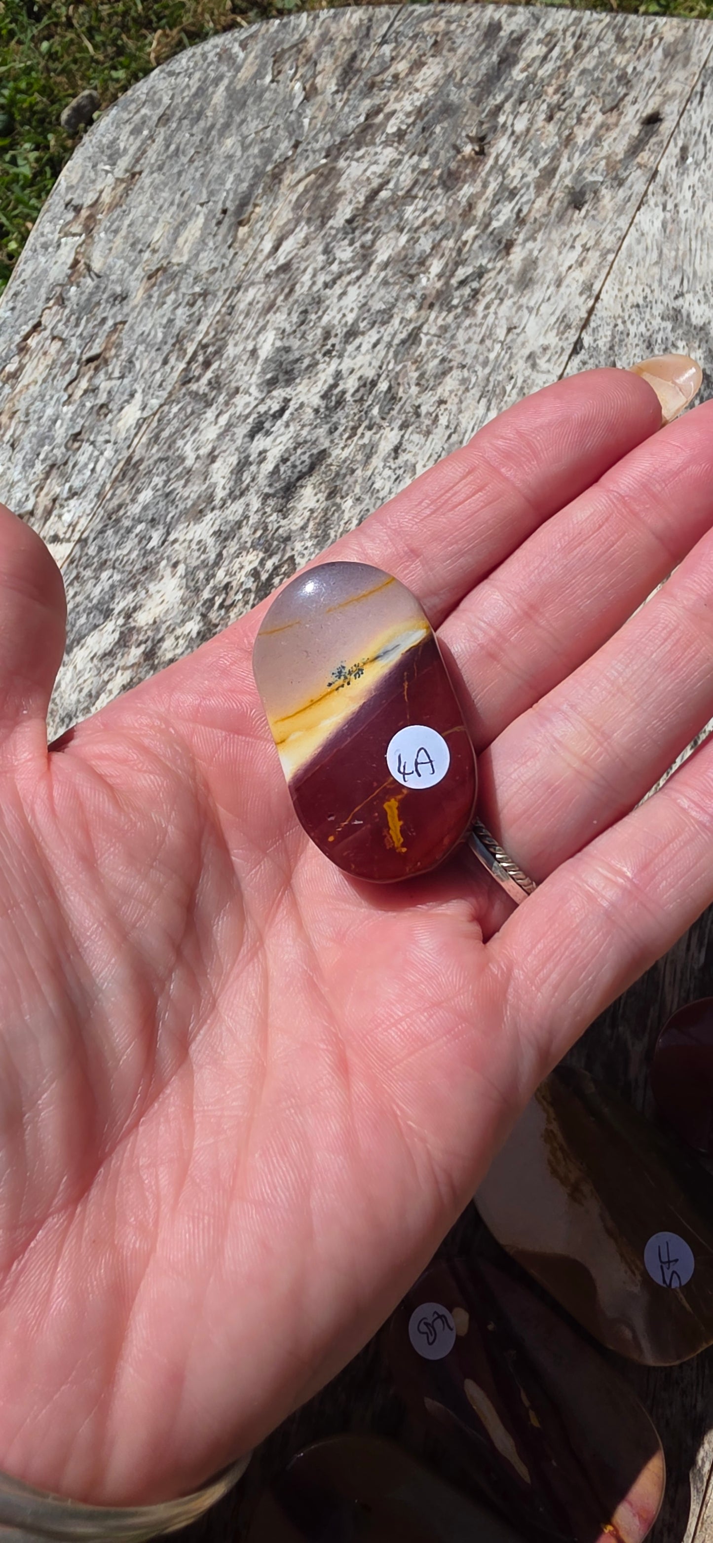 Mookaite palmstone