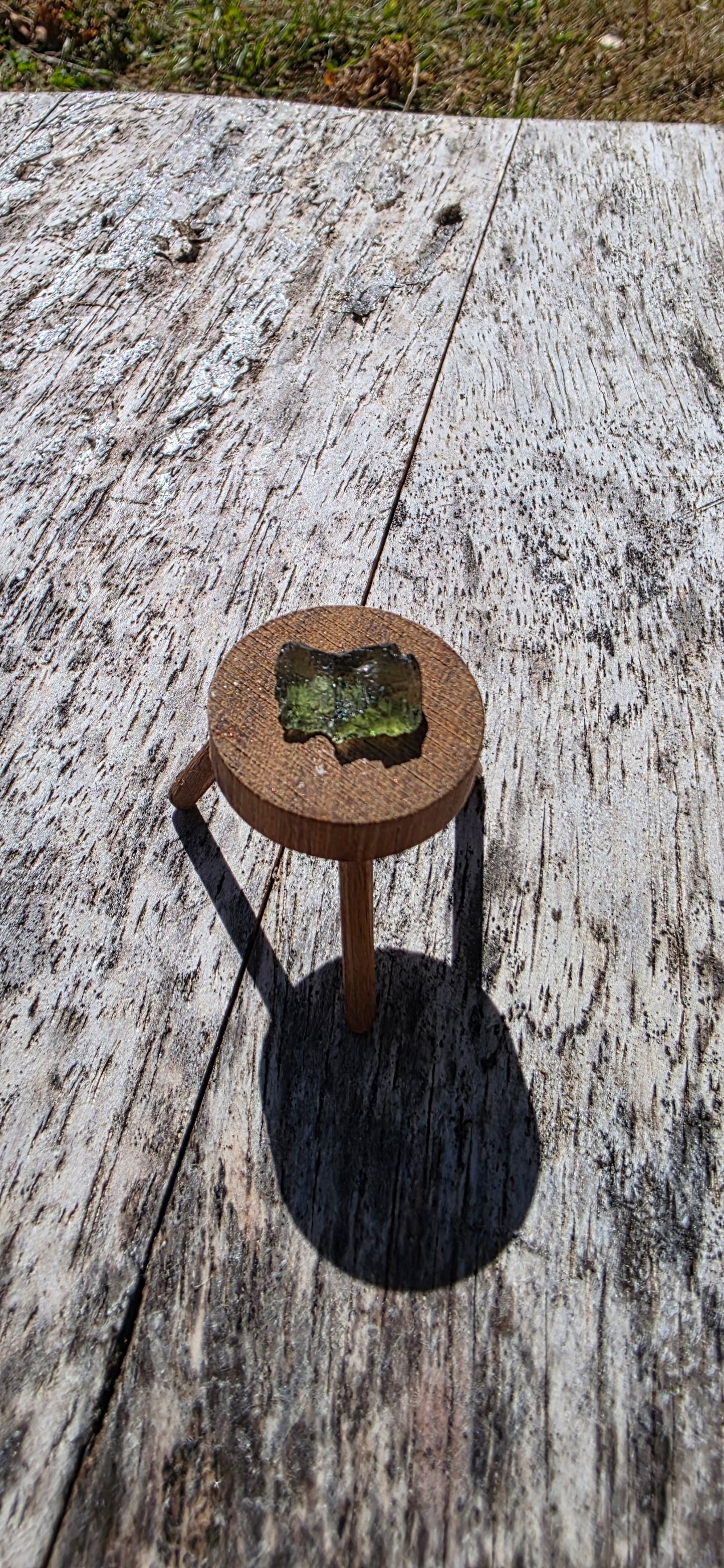 Moldavite piece